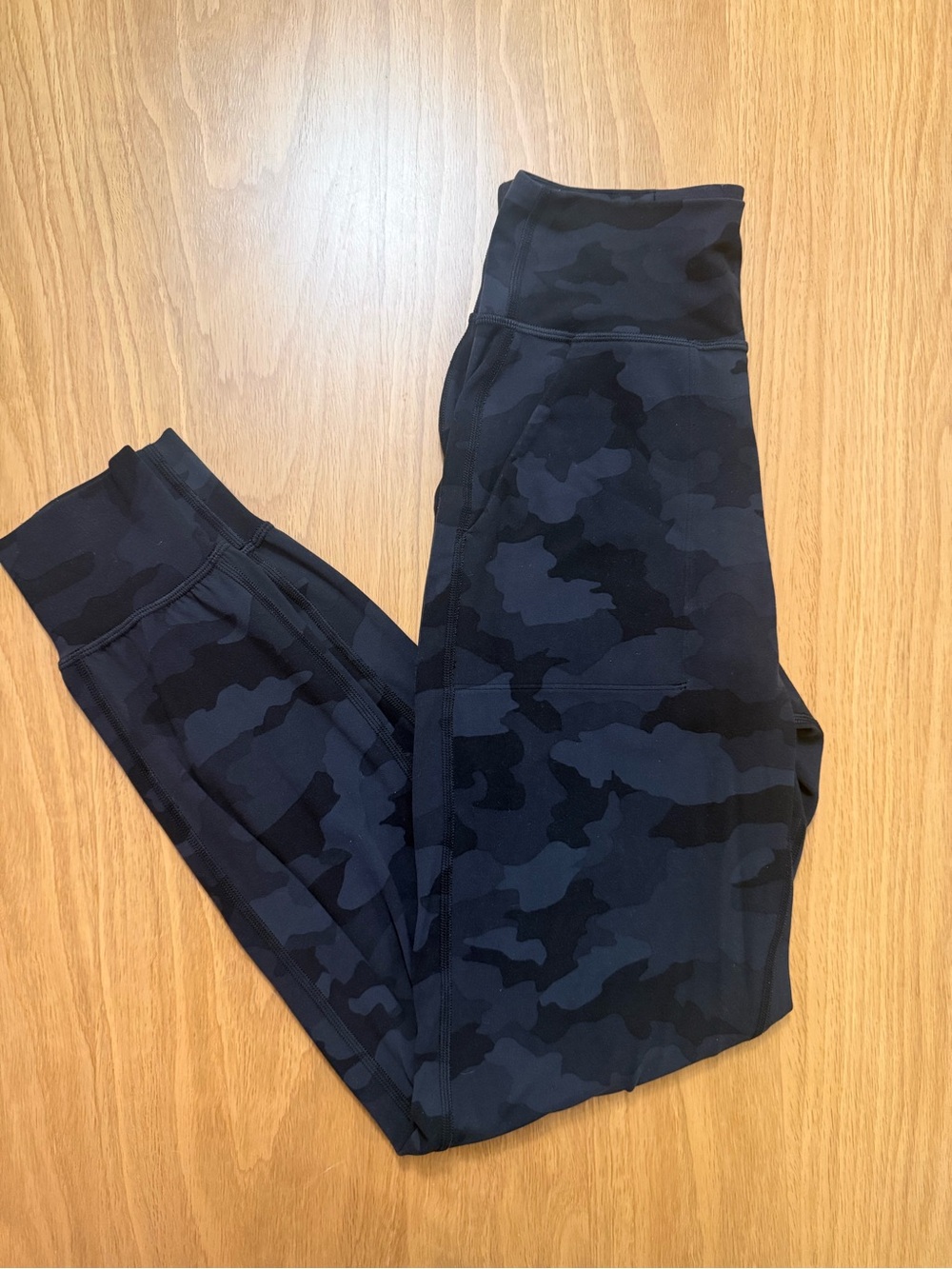 lululemon athletica Black Camo Leggings